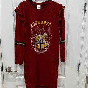 Warner Bros. Red Hogwarts Pajama Dress